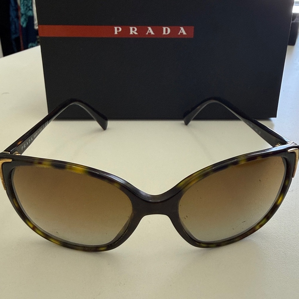 Prada Brown Gradient Sunglasses